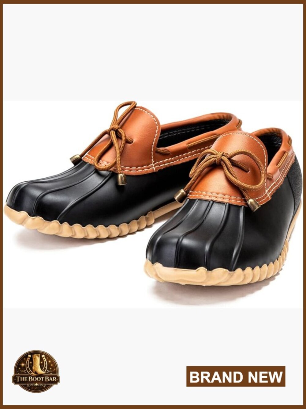 Waterproof Duck Boots Slip Resistant Flat Loafers Outdoor Hiking Shoes